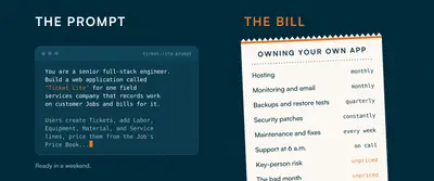 Yes, You Can Vibe-Code Your Own Field Ticketing Software. Here's the Prompt. Here's the Bill.