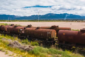 Industrial water hauling operations at a production facility