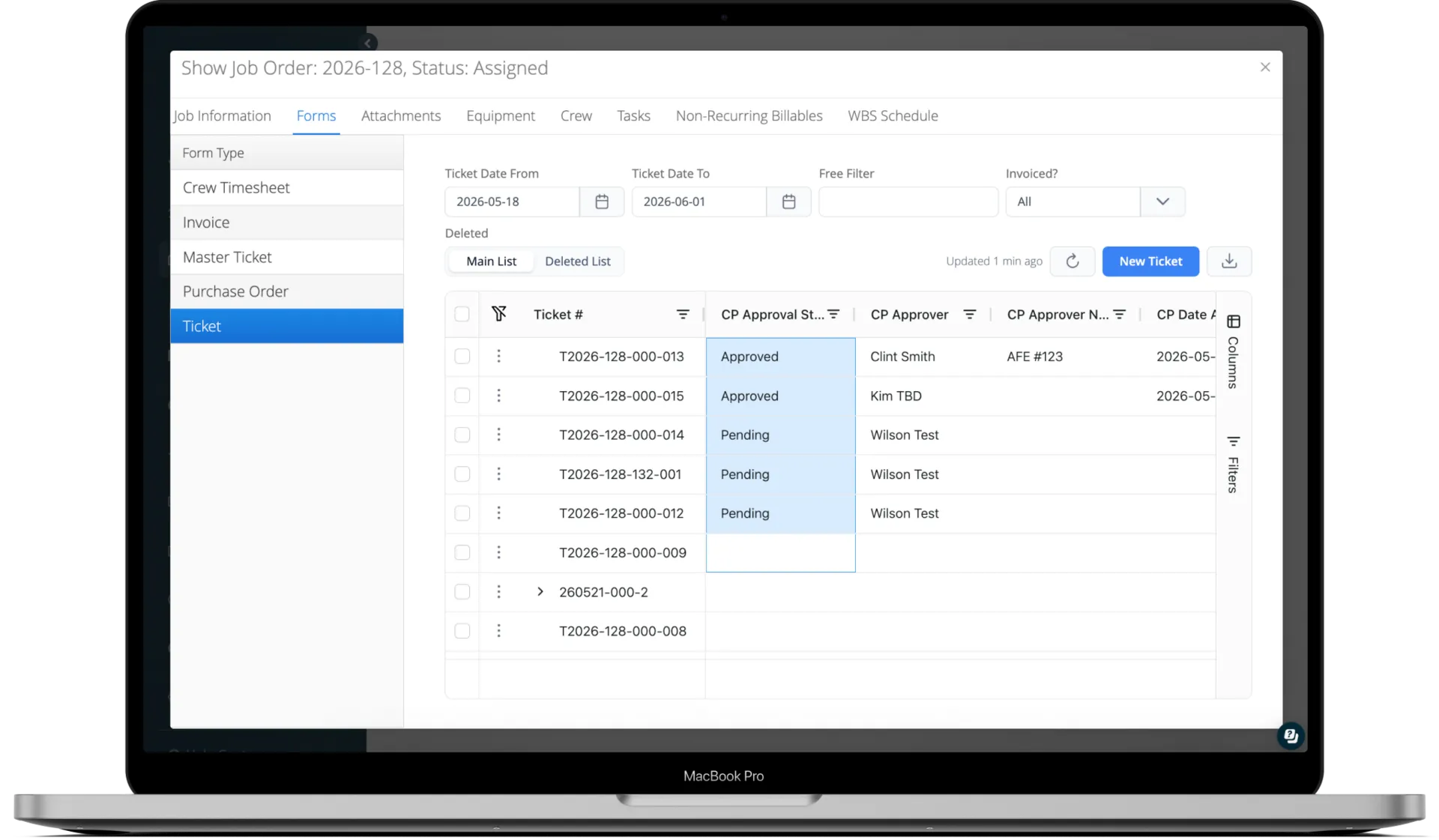 Aimsio Client Portal approval tracked and billing workflow ready