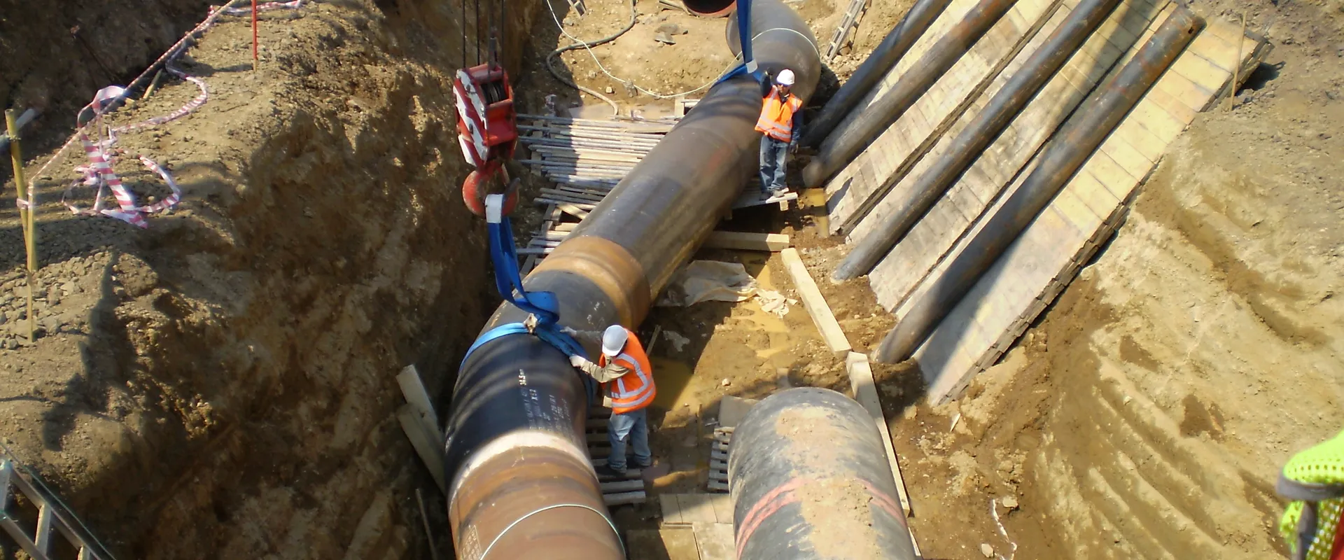 Pipeline construction operations