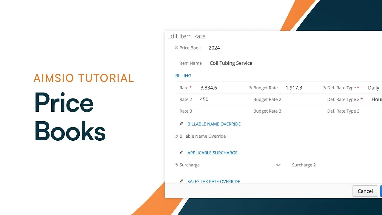 Aimsio price books walkthrough video