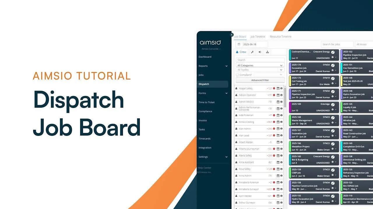Aimsio Dispatch walkthrough video