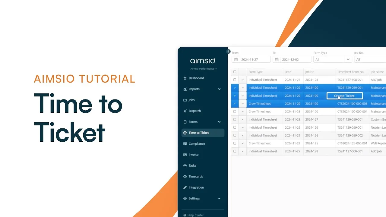 Aimsio Billing Automation walkthrough video