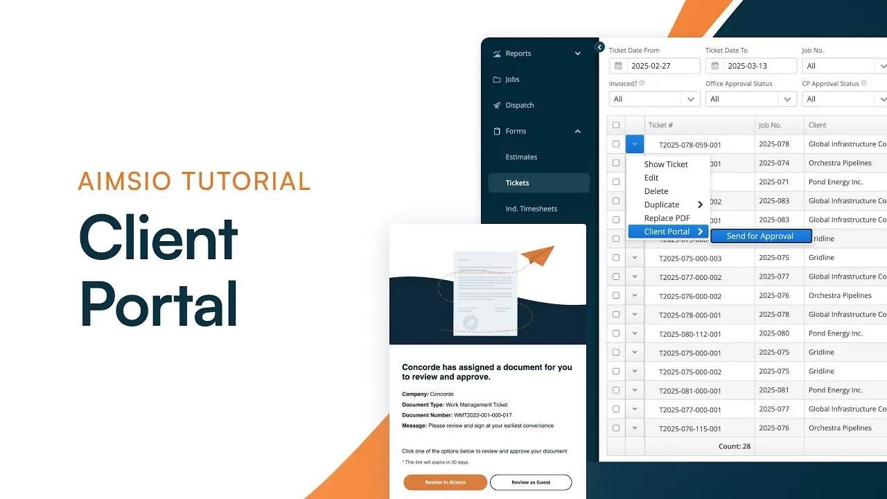 Aimsio platform walkthrough video